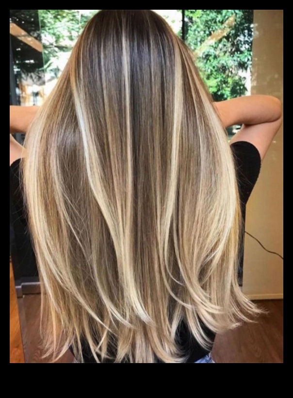 Balayage Bliss: Îmbunătățiți-vă părul de lungime medie cu culoare